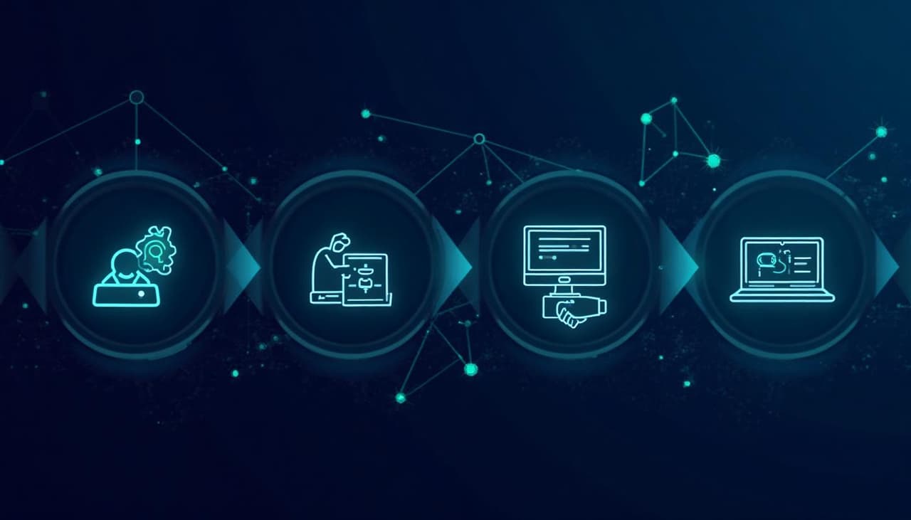 Workflow from agent demand to merchant execution
